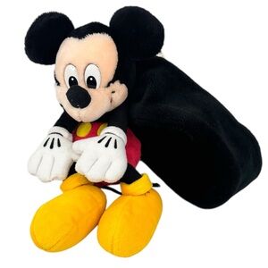 Disney Mickey Mouse Mini Shawl Velcro Close Plush Scarf